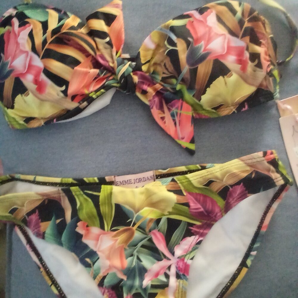 Two piece Emma  Jordan bathing suit.